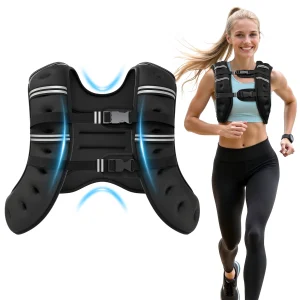 Weighted Vest Fitness 6lb/12lb/18lb/22lb with Reflective Strips