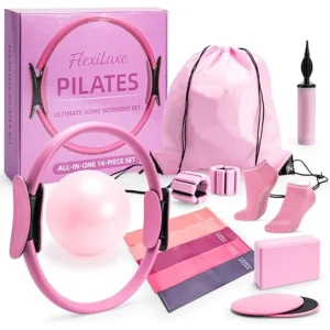 14-Piece Pink Pilates Kit