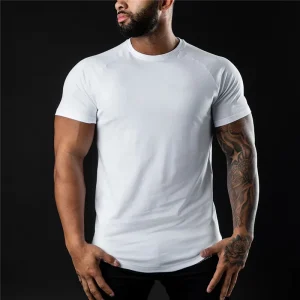 Cotton Slim Fit Bodybuilding Workout Tees