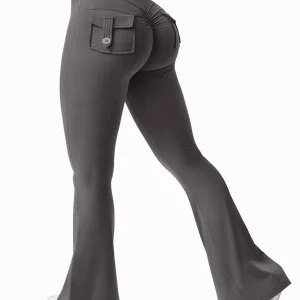 Summer Women's Cargo Pocket Fitness Tights -